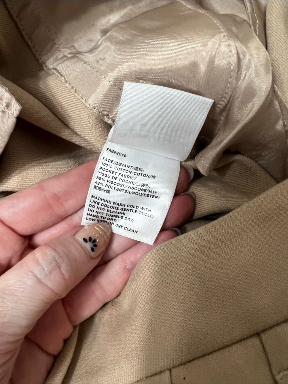 Lafayette 148 New York Manhattan Skinny
Ankle Pant 10 Tan Khaki - Picture 15 of 15